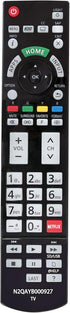 N2QAYB000927 Remote for Panasonic Viera 4K HD TV - Compatible with TC-58AX800U, TC-65AX800U, TC-85AX850U