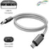 BoxWave MP3 (1.8 Cable Compatible with Dyzeryk Player in) - Micro USB DuraCable, Braided Micro USB Charging Cable