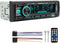 ePathChina Car Audio Bluetooth Single DIN Car Stereo, 12V Car FM/AM Radio LCD