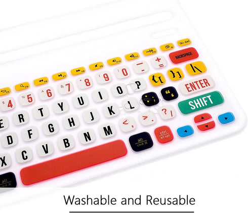 WYGCH- Ultra Thin Silicone Keyboard Cover for Logitech K480 Multi-Device Keyboard Protective Skin