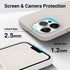 AOTESIER iPhone 13 Pro Case, Slim Liquid Silicone, Military Shockproof, Soft Microfiber Lining, Camera & Screen