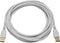 Monoprice 15ft USB 2.0 A Male to A Male Cable, Gold Plated, WHITE, for Data Transfer, Hard Drive Enclosures