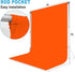 LYLYCTY 5X7 Orange Backdrop for Photoshoot, Professional Photo Backdrop Background Curtain for Product