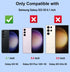 2 pack Anti Blue Light Tempered Glass Screen Protector Compatible with Samsung Galaxy S23.Eye Protection Tempered Glass Film,No Bubbles,9H Hardness HD, Blue Light Blocking Screen Protective Film for