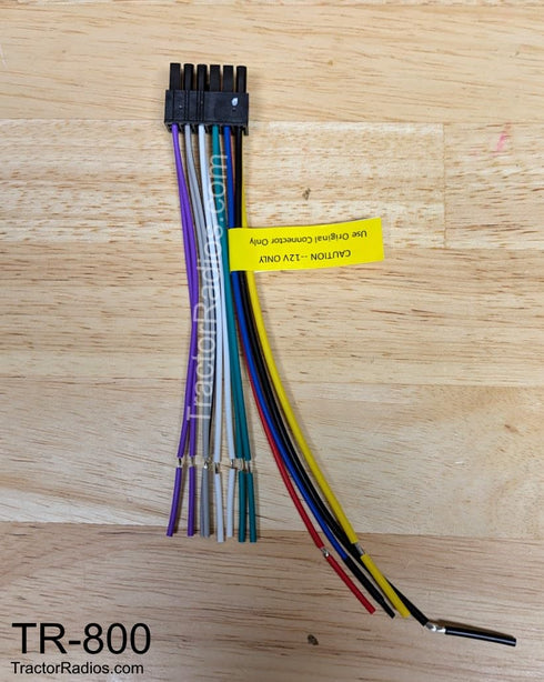Generic TR-800 12-Pin Compatible with Jensen Mobile and Dual Electronics Wire Harness for Mobile Radio, Stereo Head