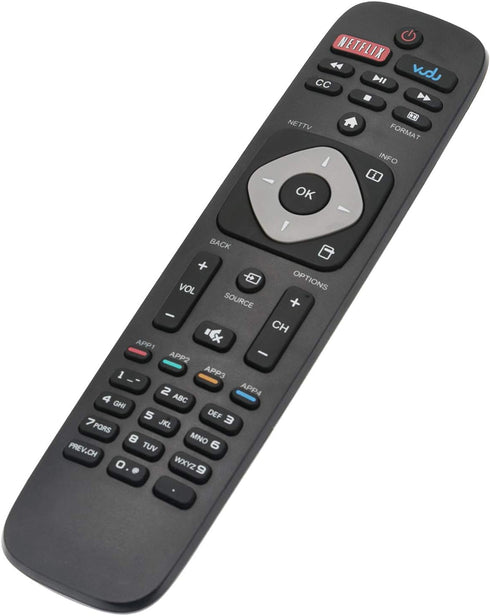 New URMT39JHG003 YKF340-001 Remote Control for Philips LCD LED TV Models, Compatible with Multiple Models