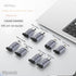 USB C/Micro USB to Mini USB Connector, Type C/Lightning to Micro USB Adapter, 8 Pack for Phone/PC, 480Mb