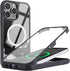 iPhone 13 Pro Max Case with Built-in Screen Protector, Magnetic, Magsafe, Stand, Black - Ultimate Protection!