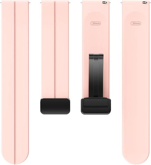 SKG V7 Smartwatch Bands Compatible, Lamshaw Soft Silicone Magnetic Buckle Sport Replacement Straps for SKG V7/VRPEFIT