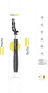 71" Phone Tripod & Selfie Stick, All in One Extendable Cell Phone Tripod with Wireless Remote, Compatible with iPhone &