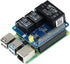 Home Automation HAT for Raspberry Pi - 2 Ch 5V Optocoupler Smart Relay HAT Control for 2 Devices