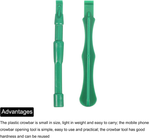 MECCANIXITY 30pcs Universal Plastic Spudger Crowbar Pry Bar Opening Repair Tools for Cellphone, Mobile Phone, Tablet,