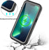 iPhone 13 Magnetic Waterproof Case, Shockproof Compatible with MagSafe, Built-in Screen Protector, Clear