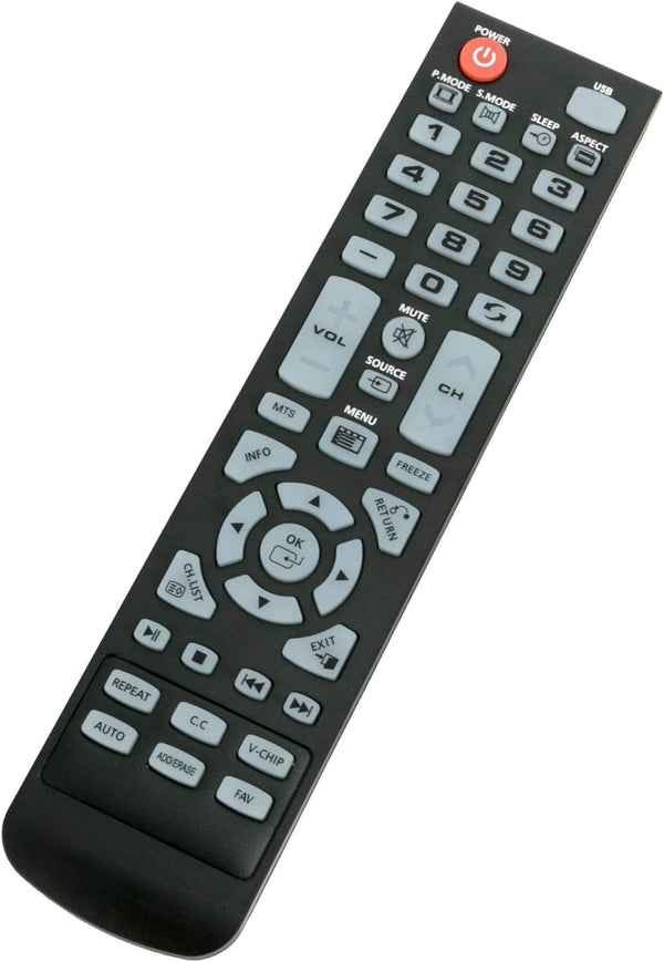 New Replacement Remote Control for Element LED TV Models ELEFT195, ELEFT222, ELEFT326, ELEFT407, ELEFT506, and More