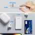 BUDI 17W Extra Slim Portable Wall Charger / 2-Port USB-A Wall Charger / Convenient Travel Accessories for iPad, iPhone