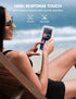 Lamcall Double Bag Waterproof Phone Pouch, IPX8 Case with Lanyard for iPhone 15/14/13 Pro/Pro Max/Plus, Galaxy 24/23/22