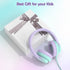 Gradient Purple Kids Headphones - Wired Over Ear with Microphone, 85/94dB Volume Limiter, Foldable, Sharing Jack.