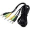 Replacement 3.5mm 1/8" TRS Stereo Mini Jack Color Coded Audio Cable for Logitech 5.1 Channel Speakers z-5500, z-5450,