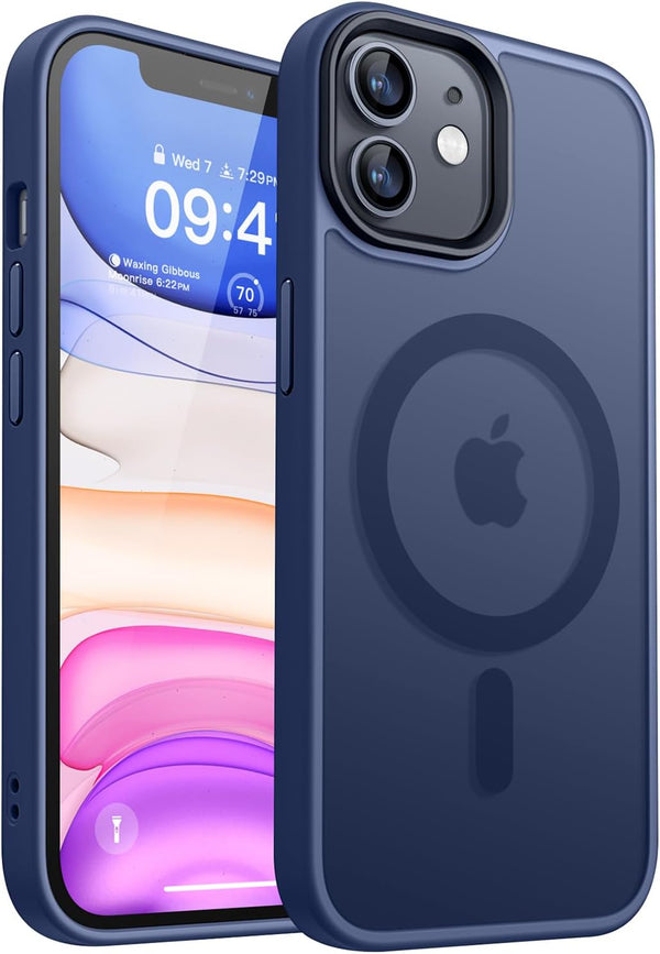 CANSHN iPhone 11 Case, Magnetic Designed, Compatible with Magsafe, Translucent Matte Slim Thin Shockproof Protective