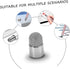HOMSFOU 5pcs Capacitive Pen Tip Touchscreen Pen Tips, Mesh Fiber Stylus Tips Refill for Stylus Pen, M5 Replace Component