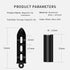 Aporia Unique Storage Holder for Magnetic Charging Tips, Compatible with Magnetic Charging Tips (Four Bullets)