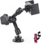 Drill Base Truck Phone Stand for 3.5~7.5 inches Smartphones, 360° Adjustable Aluminum Alloy Mount