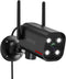 DEKCO Wired 2K Security Camera Outdoor, 180 Pan & 270 Coverage, 24/7 Constant