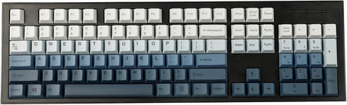 YMDK PBT Gradient Keycaps Cherry Profile Dye Sub Mac Keyset for ANSI ISO 104 TKL GK61 96 75 GMMK NCR80 Mx 1.7mm
