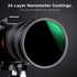 K&F Concept 62mm Variable Neutral Density Lens Filter ND8-ND2000 (3-11stop) for Camera Lens (D-Series)