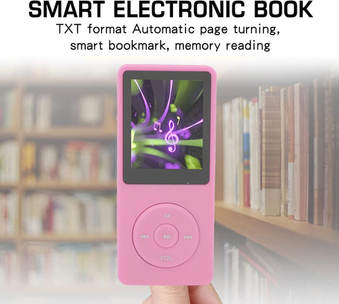 Zopsc 8GB MP3 1.8in 64GB Player, Music Player with FM Radio, Movies, Music, Ebook, Supports Up