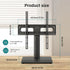 BFTOU 27-75 inch +/-35 400x400mm,Holds 77 lbs Universal TV Stand for TVs Swivel Height Adjustable Table Top TV Base Max