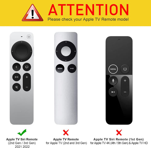 FINTIE 2021 2022 4K (2nd 3rd Protective Case for Apple TV Siri Remote - Honey Comb Lightweight Anti Slip Shockproof