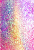 Laeacco 3x5ft Glittering Vinyl Photography Backdrops, Colorful Sequin Pattern for Baby Newborn Girls