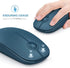 VssoPlor 2.4G Wireless Mouse, Slim Portable Computer Laptop Mouse with Nano Receiver Quiet Silent Optical Mice