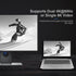 xiwai Right Angled 90 Degree USB4.0 to Straight USB4.0 Cable, 40Gbps with 100W Charging and 5K@60Hz, Compatible with