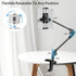 KDD 27in 4.7"-12.9" 12.9 Tablet Stand Holder, Adjustment iPad Phone Mount, Long Arm Webcam Stand Projector Camera Mount