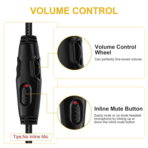 Cloud Alpha Replacement Audio Cable for HyperX Cloud Alpha, Cloud Mix Gaming Headsets, 4.9FT/1.5m (No Mic)