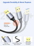 USB to USB Cable 1FT 5-Pack, USB 3.0 A Male to Male Cord Compatible with Hard Drive, Laptop, DVD Player