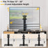 WKWKER 13-32inch 45 100x100mm Universal TV Stand for LED LCD Table Top Television Stand with Degree Height Adjustable