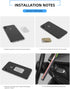 TRUE LINE Automotive Silver Magnet Holder for Cell Phone, Dashboard Steering Wheel Mounted