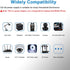 ZYHKJYL 12V 5A 60W 100-240v, 5.5x2.5mm Power Supply for LED Light Strips(with a Female DC Connctor), Security Camera