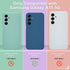 for Samsung Galaxy A15 5G Case, Silicone Phone Case with 1 Screen Protector, Soft Anti-Scratch Microfiber Lining, Full Body Shockproof Slim Cover, Navy Blue