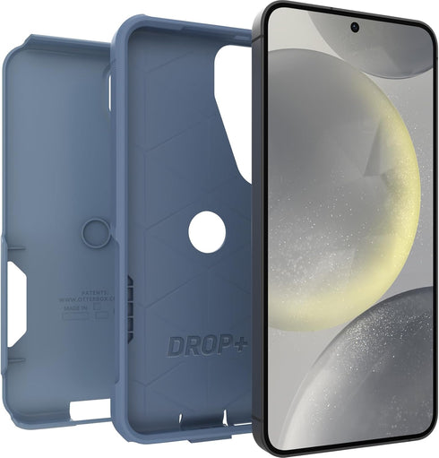OtterBox S24 Commuter Samsung Galaxy Series Case - Crisp Denim (Blue), Slim & Tough, Pocket-Friendly, with Port