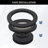 4PCS 6.5" Speaker Foam Enhancer Rings for Car Speakers, Universal Self-Adhesive