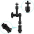WANBY 7' 1/4" 3/8" (7'Arm) Articulating Magic Friction Arm & Large Adjustable Super Clamp Pliers Clip with and Thread