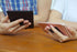 Telescopic Phone Grip Holder with Finger Strap for Smartphones, Slim Finger Loop Selfie Grip, 2 Pack (Black)