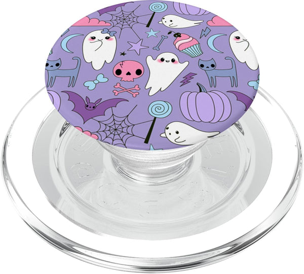 PopSockets PopGrip for MagSafe - Pastel Goth Halloween Witchy Magical Spiritual Kawaii Ghost