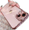Casechics Luxury Glitter Bling Case for iPhone 13, Electro Plated Frame Edge Border, Full Body Protective Clear Soft