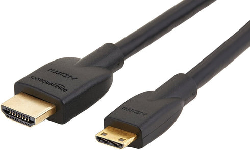 Amazon Basics High Speed Mini HDMI to HDMI Cable for Camcorder, 4K