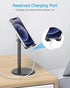 OMOTON Cell Phone Stand, Adjustable Height Aluminum Desktop Holder for iPhone 13/Mini/Pro/Max, All Smartphones